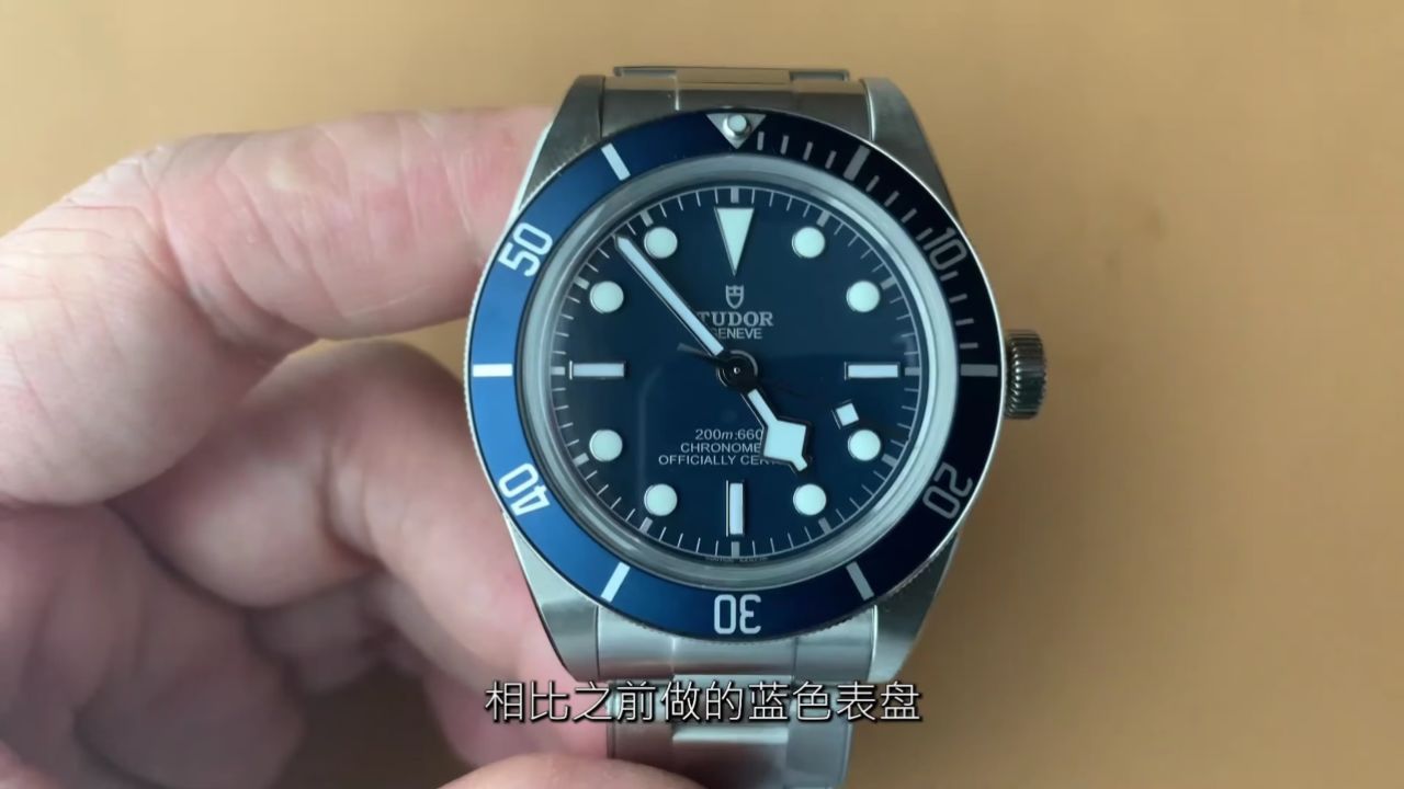 zf帝舵碧湾m79030b腕表 海军蓝 39毫米 2824机芯