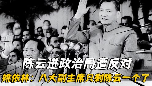 1977年陈云进政治局遭反对，姚依林：八大副主席只剩下陈云一个了