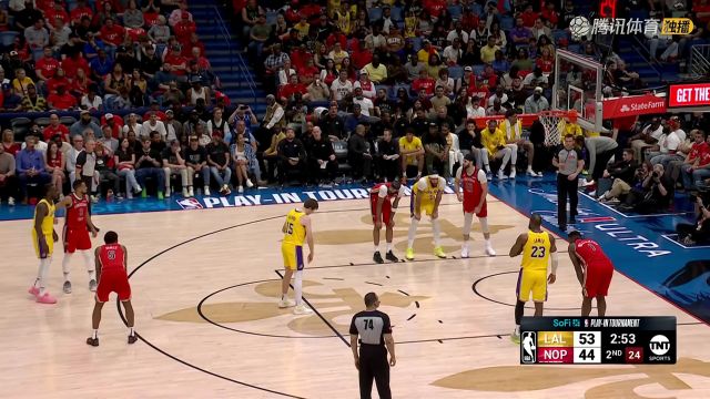 2023/24赛季NBA附加赛：湖人 VS 鹈鹕 全场回放