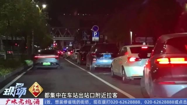 司机漫天议价、随意拼客……深夜的肇庆东站“黑车”泛滥