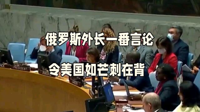 俄罗斯外长一番言论令美国如芒刺在背