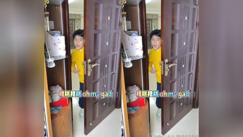 爸爸和儿子把房间搞得一团乱，当心被妈妈发现，结果…_高清