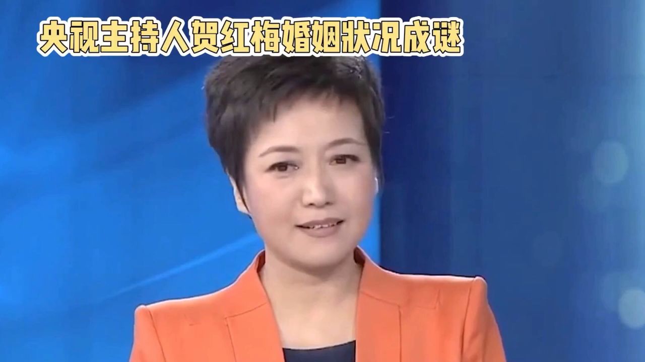 央视主持人贺红梅婚姻状况成谜