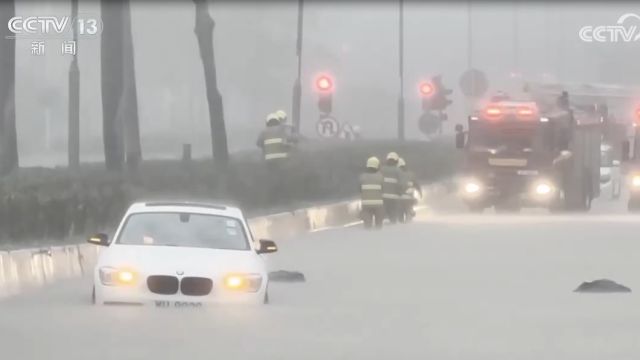 香港天文台改发黄色暴雨警告信号,并提示大雨可能引发山洪