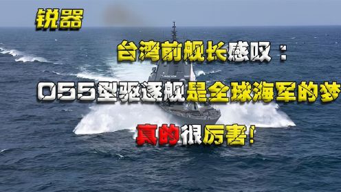 台湾前舰长感叹：055型驱逐舰是全球海军的梦，真的很厉害！