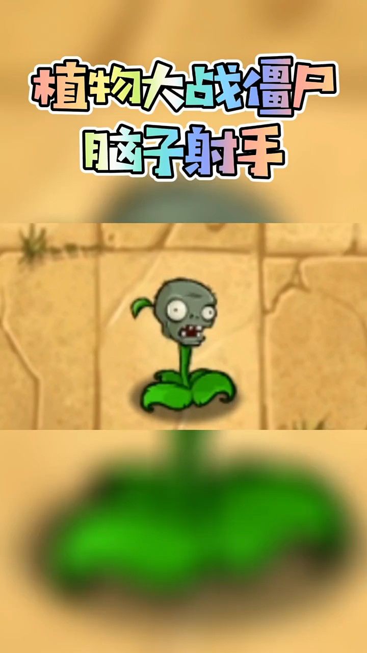 植物大战僵尸——脑子射手