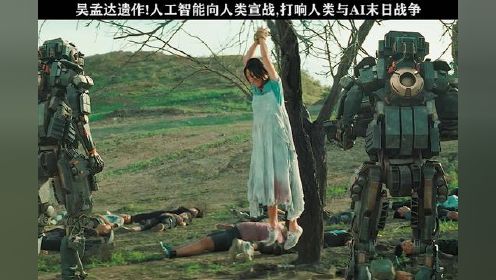 人工智能觉醒屠杀人类，漂亮女孩为了拯救人类不惜牺牲自己#电影变体上线 #电影变体