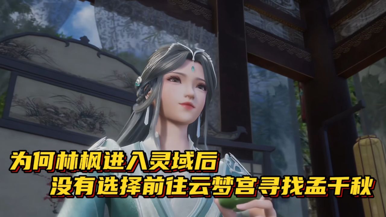 万界独尊:为何林枫进入灵域后,没有选择前往云梦宫寻找孟千秋?