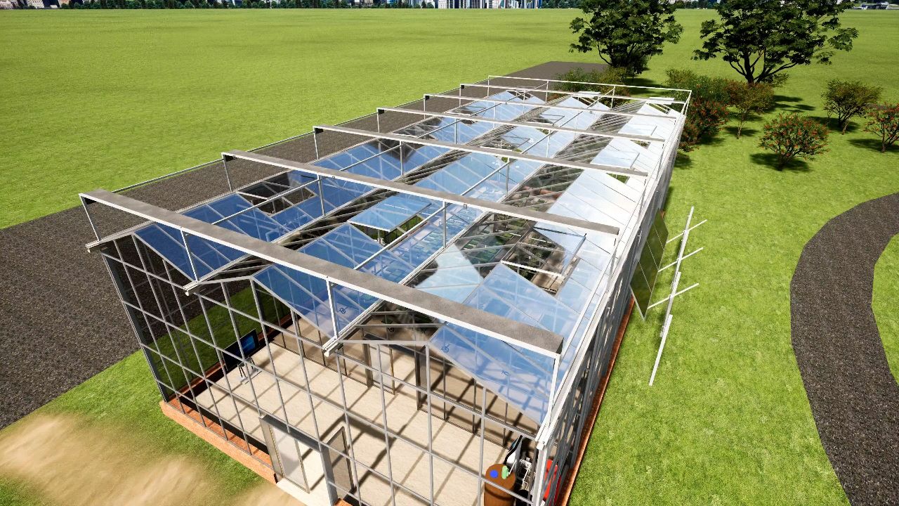 玻璃温室效果图展示