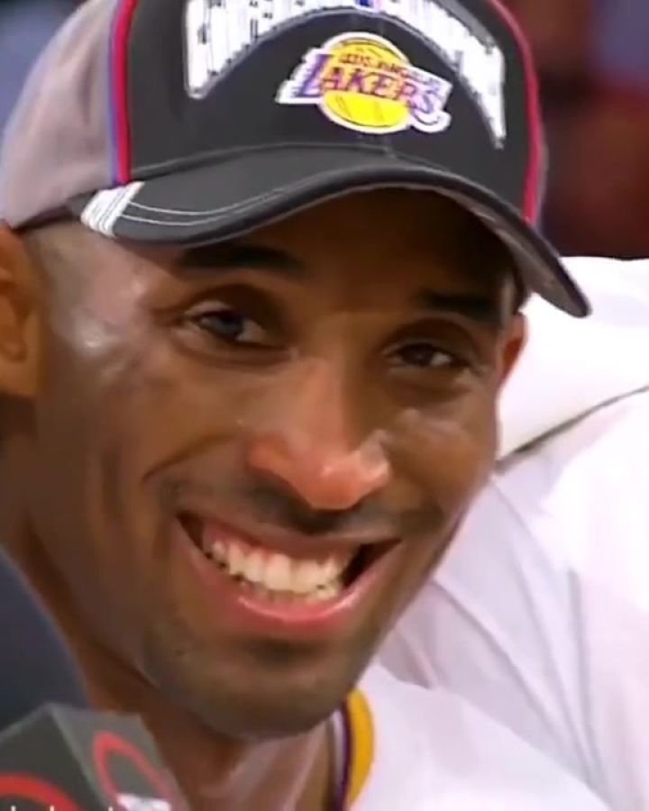 科比 老大迷人的笑容 #重启新赛季 #经典nba #曼巴精神