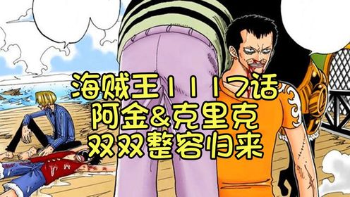 阿金：孩子们，我回来了！海贼王漫画1117话