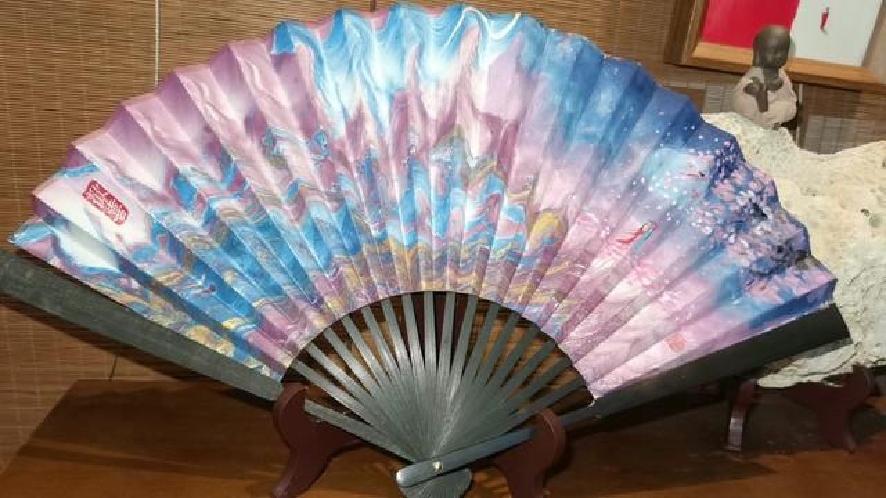 非遗漂漆扇子里的意境!#漆扇#做一把独一无二的非遗漆扇#非遗漆扇_高清1080P在线观看平台_腾讯视频