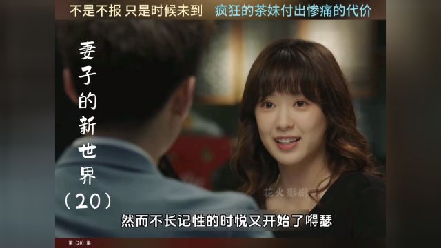 第20集 ‖ 恶人自有恶人磨,疯狂的绿茶妹终于为自己的贪婪和不劳而获付出了惨痛的代价.