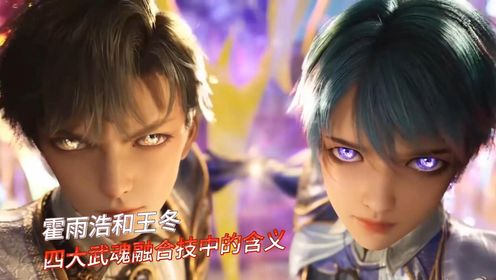 【绝世唐门】霍雨浩和王冬,四大武魂融合技中的含义!_高清1080P在线观看平台_腾讯视频