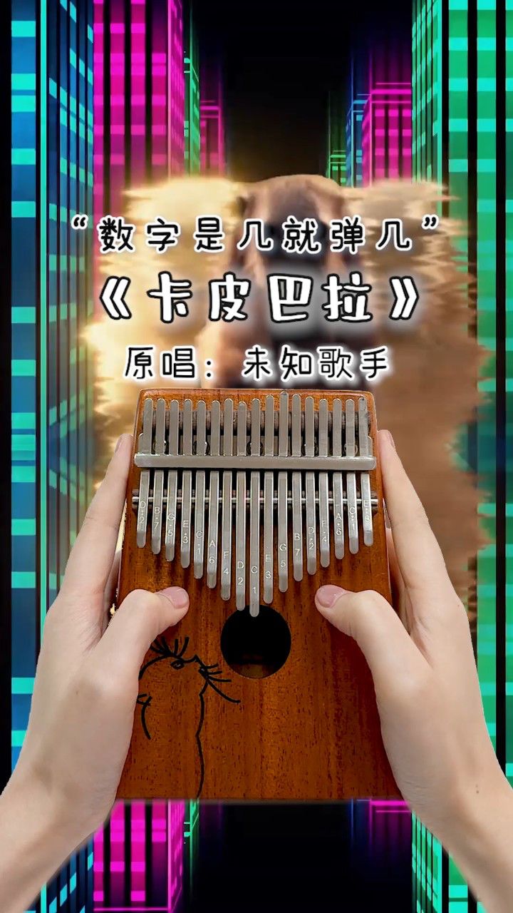 魔性《卡皮巴拉》卡林巴拇指琴演奏 "做一只卡卡皮皮巴巴拉拉卡皮巴拉