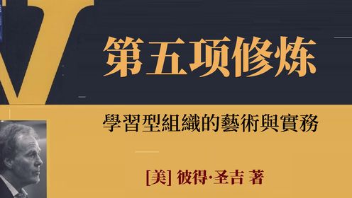 经典解读|《第五项修炼》学习型组织的艺术与实务_高清1080P在线观看平台_腾讯视频