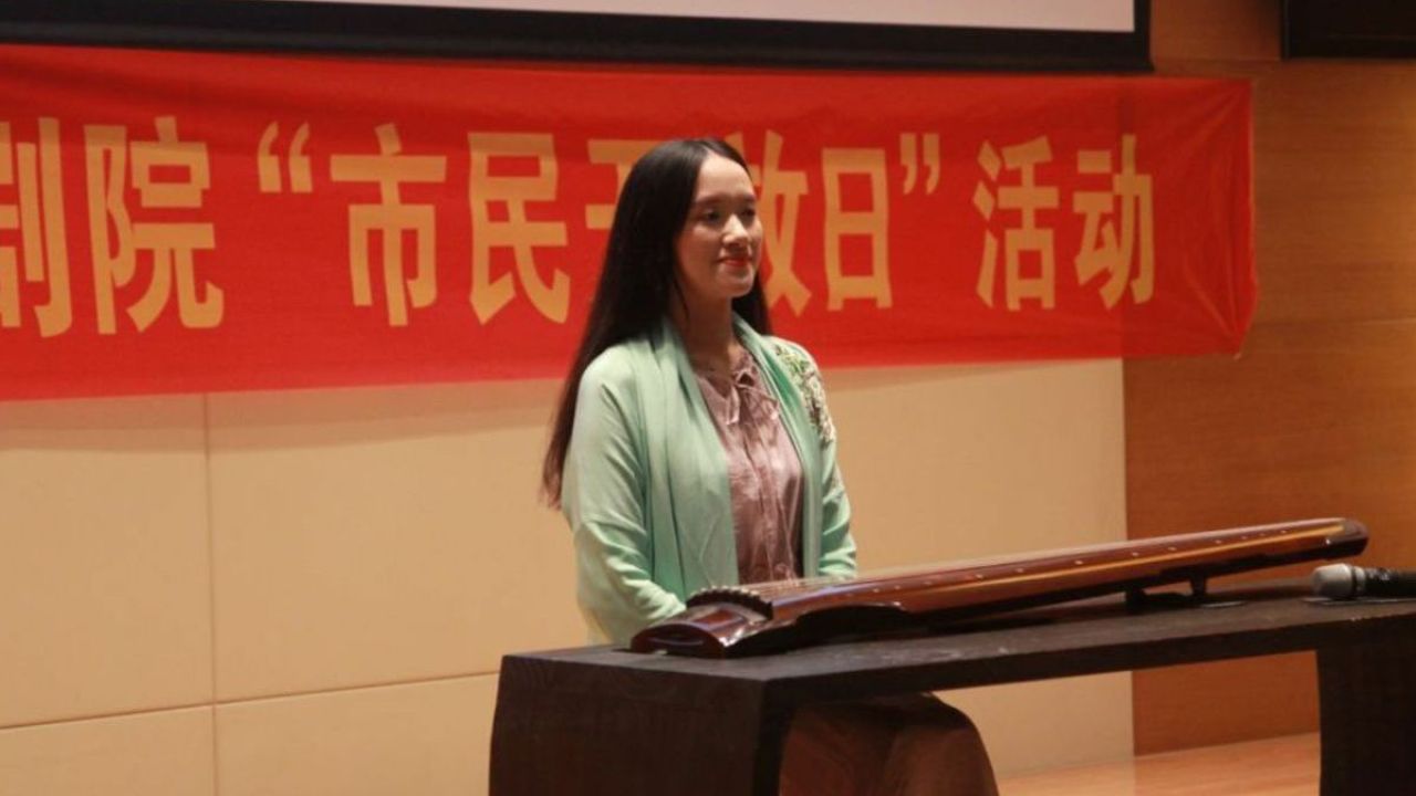 古琴教学!赵晓霞正版《神人畅》第四课
