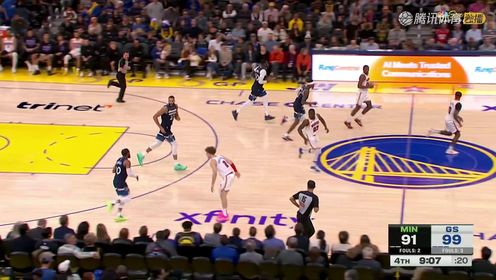 《金州勇士》【回放】NBA常规赛：森林狼vs勇士中文解说全场回放
