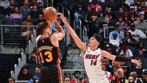 《NBA全场集锦》【原声】热火117-111老鹰 希罗33+5穆雷空砍三双热火客场双加时灼伤老鹰 