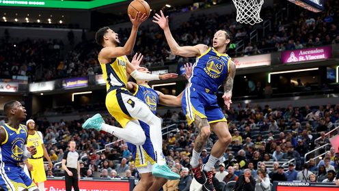 《NBA全场集锦》勇士vs步行者五佳球 西亚卡姆滑翔飞扣 哈利伯顿脑后长眼大秀魔法
