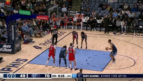 《NBA全场集锦》【回放】NBA常规赛：奇才vs灰熊第3节英文原声回放