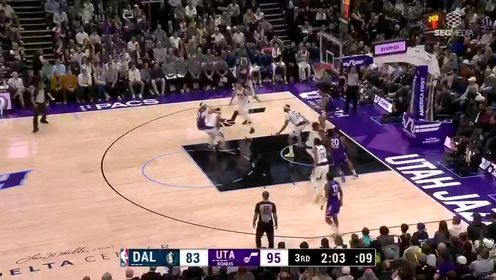《NBA全场集锦》哈迪防守建奇功 东契奇巧妙慢三步上篮得分