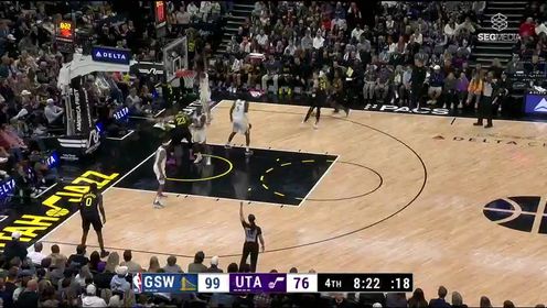 《NBA全场集锦》【回放】NBA常规赛：勇士vs爵士英文原声全场回放