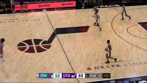 《NBA全场集锦》【回放】NBA夏季联赛：76人vs爵士第4节英文原声回放
