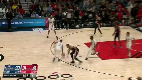《波特兰开拓者》【回放】NBA常规赛：鹈鹕vs开拓者第4节中文解说回放