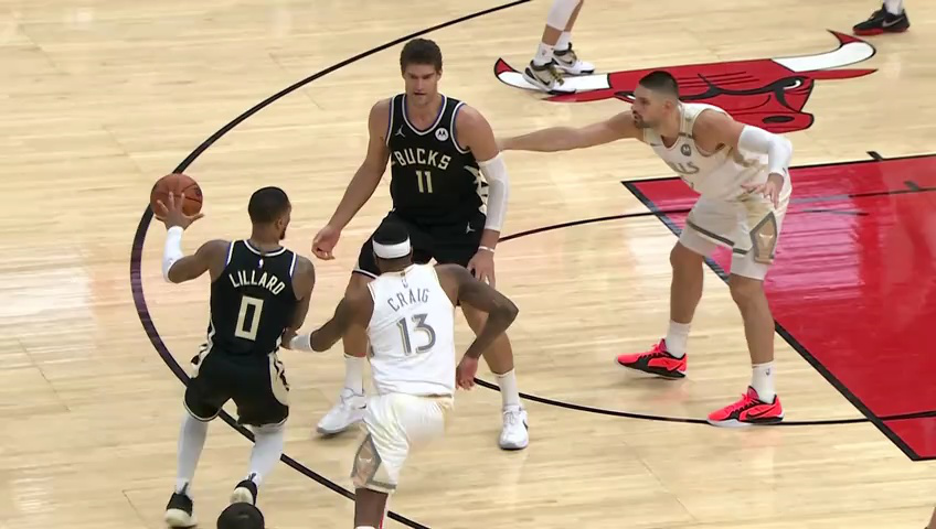 雄鹿vs公牛 NBA常规赛：雄鹿vs公牛第4节英文原声回放