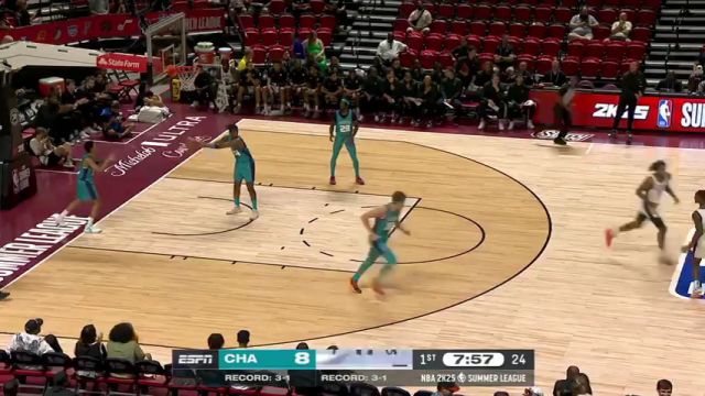 NBA夏季联赛：黄蜂vs篮网第1节英文原声回放