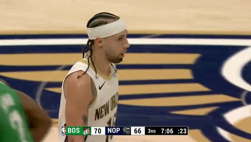《NBA全场集锦》NBA常规赛：凯尔特人vs鹈鹕第3节中文解说回放