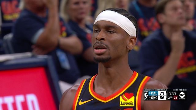 NBA季后赛：独行侠vs雷霆第3节英文原声回放