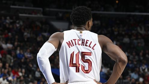 《费城76人》【球星】米切尔vs76人集锦 拿下23+13+9准三双数据末节连得11分终结比赛