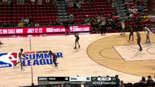 07月18日 NBA夏季联赛 热火vs独行侠 NBA录像回放