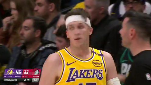 《NBA全场集锦》【回放】湖人vs开拓者第2节英文原声回放