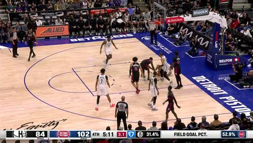 《NBA全场集锦》【回放】篮网vs活塞第4节中文解说回放