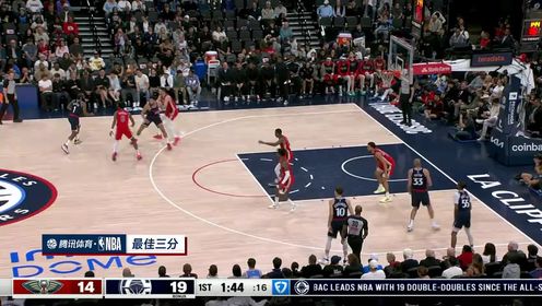 《洛杉矶快船》【回放】NBA常规赛：鹈鹕vs快船第4节中文解说回放