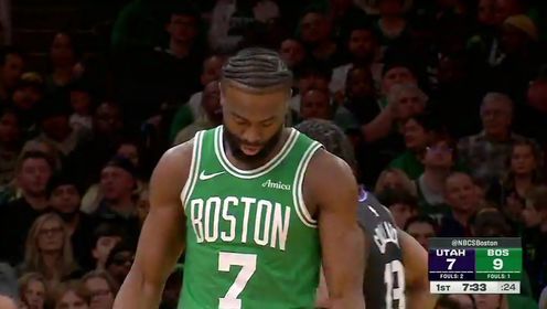 《波士顿凯尔特人》NBA常规赛：爵士vs凯尔特人第1节英文原声回放