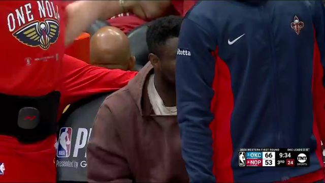NBA季后赛：雷霆vs鹈鹕第3节英文原声回放