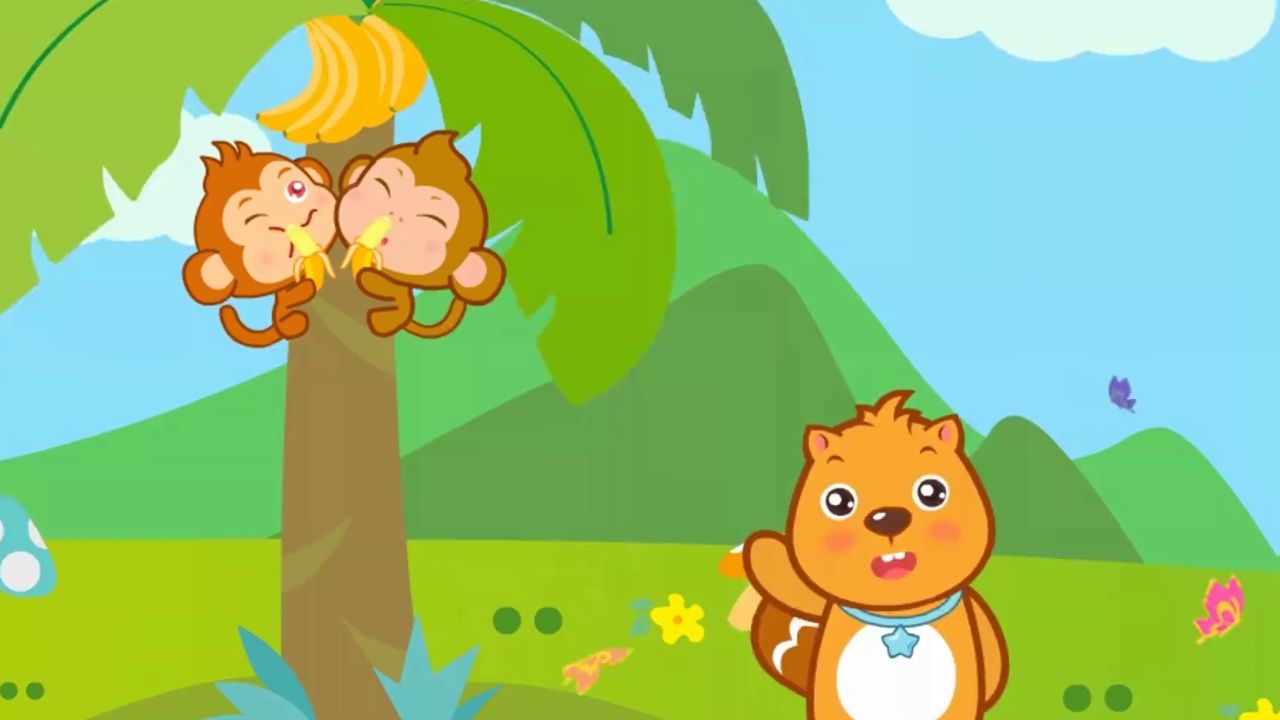五只猴子吃香蕉_208_高光片段