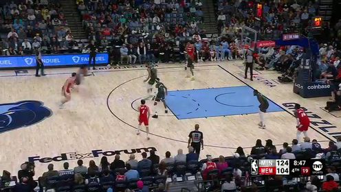 《NBA全场集锦》【回放】森林狼vs灰熊英文原声全场回放