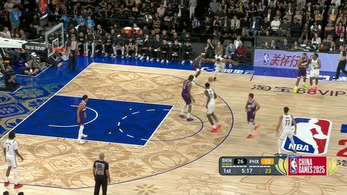 Nba 舞台 NBA全场集锦_NBA中国赛:太阳132-127篮网_该出手时就出手狄龙反击一马当先暴力扣篮技惊四座_高清1080P在线观看平台_腾讯视频
