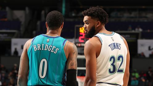 《NBA全场集锦》【原声】森林狼123-117黄蜂 双塔合砍54分19篮板率队4连胜继续领跑