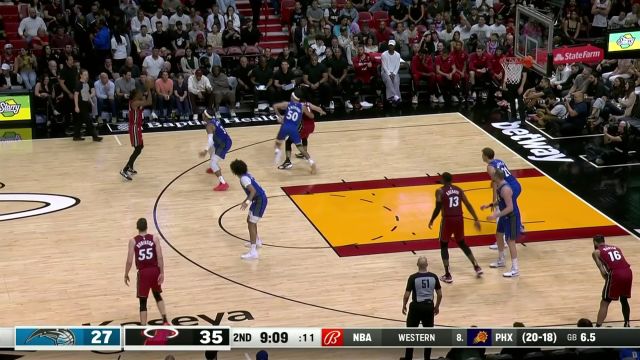 魔术96-99热火 邓罗23分阿德巴约两双热火主场力克魔术