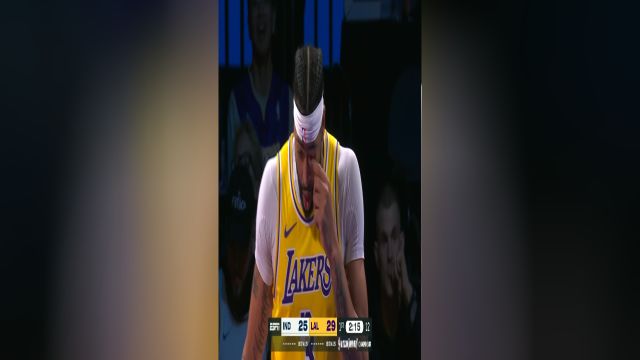 浓眉被犯规！ 皓篮球：怎么给我戴爹干成左眼超广角了都