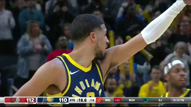 开拓者vs步行者第4节英文原声回放