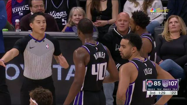 NBA常规赛：奇才vs国王第3节中文解说回放