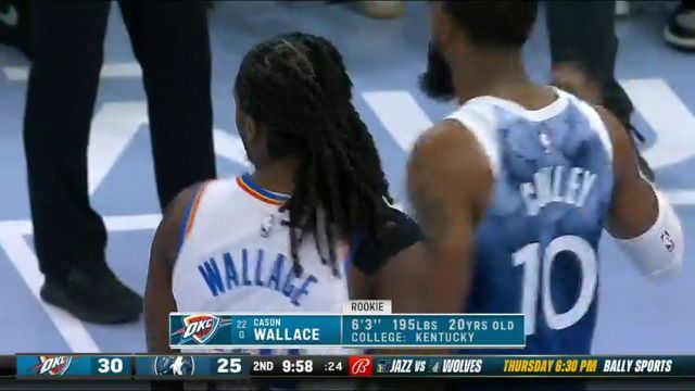 NBA季中锦标赛：雷霆vs森林狼第2节中文解说回放