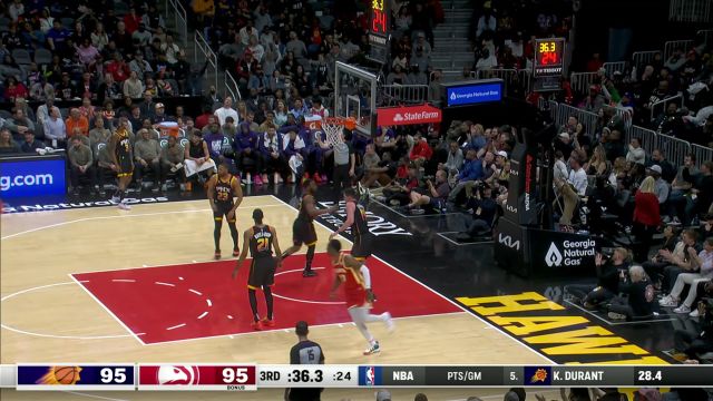 发现了埋伏在底角的队友 穆雷突破分球马修斯三分穿针